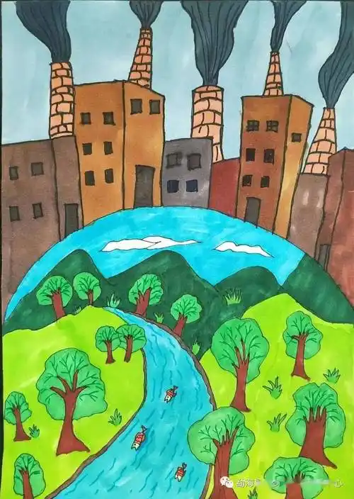 美丽中国我是行动者勐海县小学生生态环境保护绘画征集比赛获奖作品展