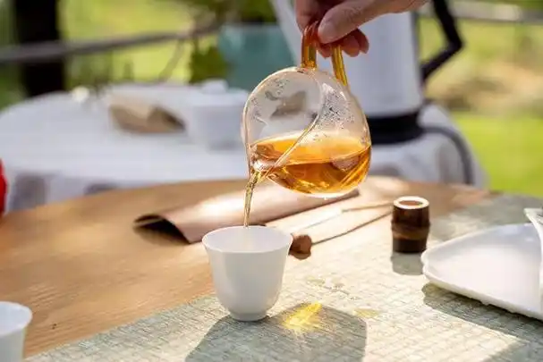 茶人,总是有一股优雅的气质,泡茶,倒茶,品茶一气呵成,举止轻柔而不