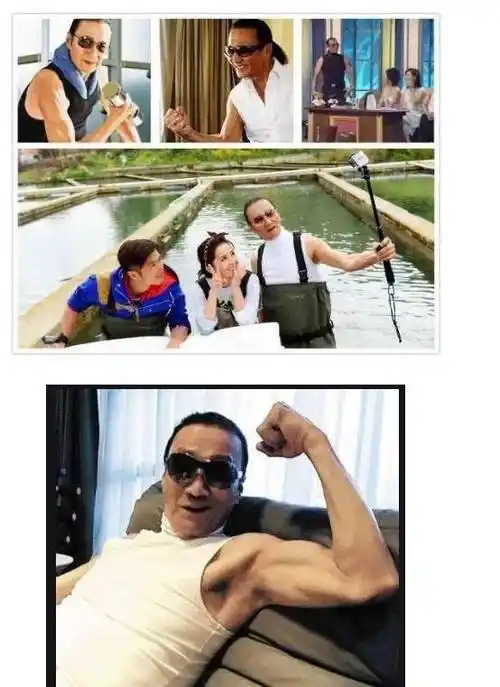 众所周知,谢贤有健身的习惯,闲暇时光除了会爬爬山之外,在家更是会举