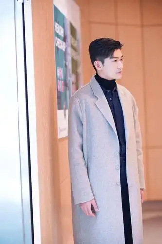 2021年学张翰穿,衬衫 针织衫 毛呢大衣叠穿到位,贼帅