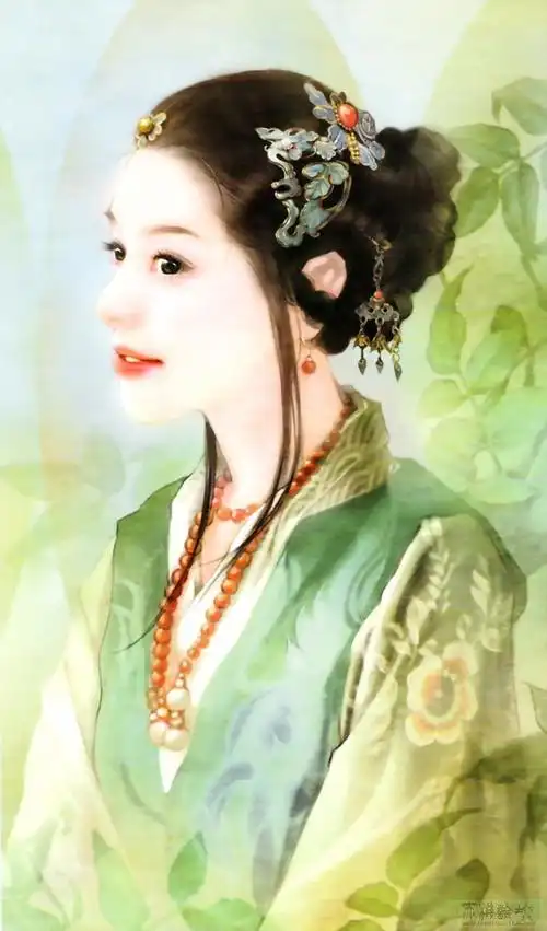 手绘古典美女『红颜如玉』