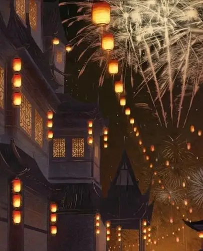 天官赐福明灯三千高清壁纸 另附花城深情表白经典语录_高清图集_新浪