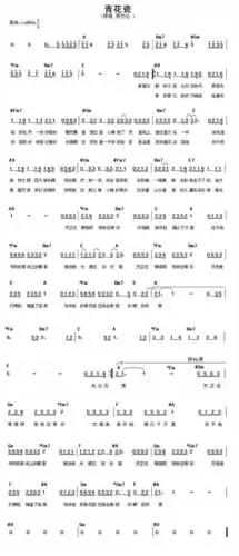 青花瓷电子琴简谱双手