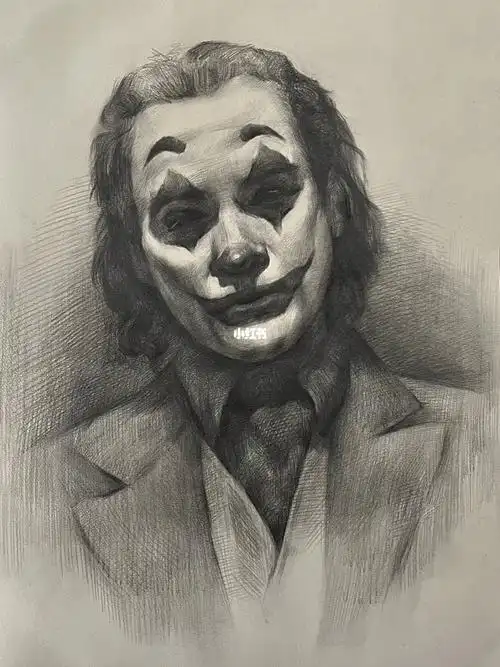 小丑 #素描