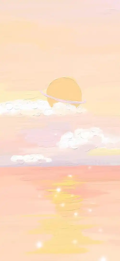 少女心可爱软萌油画风景壁纸