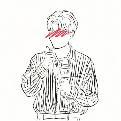 爱豆线稿任嘉伦