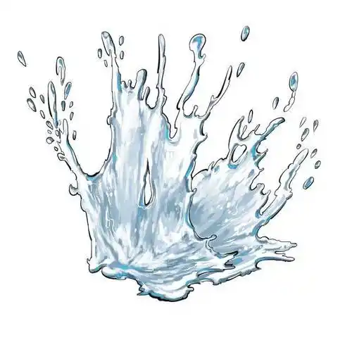 新手如何画出飞溅的水花