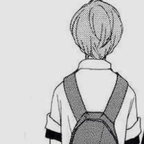 头像 动漫 情侣 黑白 背影# "我永远干涸,只等你的回应如天降的泉水