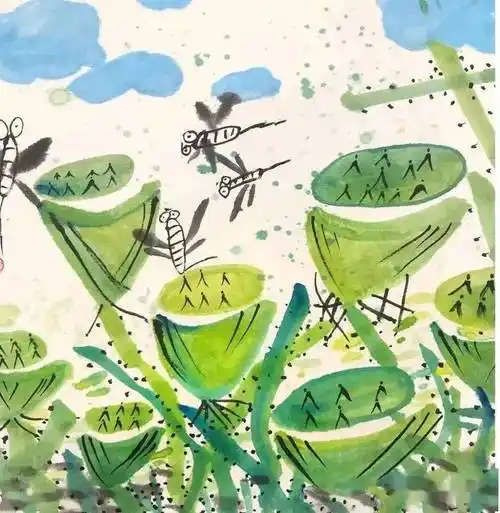 50种儿童水墨国画范画分享,简单易学