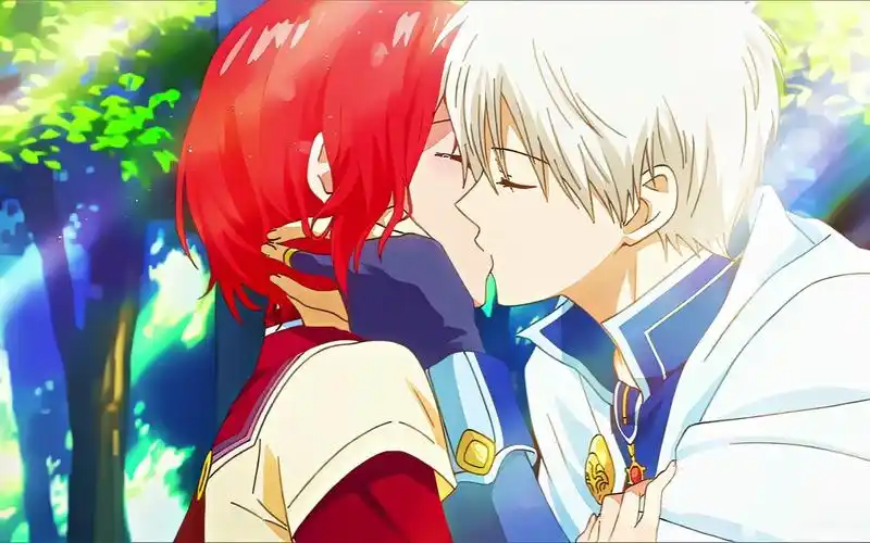 【动漫人物亲吻镜头】4k补帧素材根本把持不住!