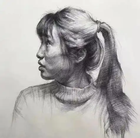 素描头像高分作品临摹 素描头像入门自学教程