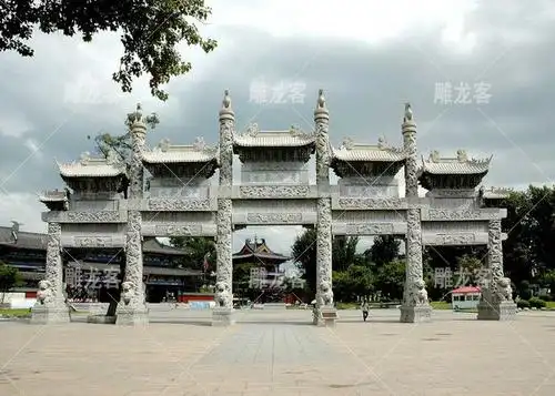 【石雕牌坊系列0997】五间六柱石雕牌楼石牌楼哪家好