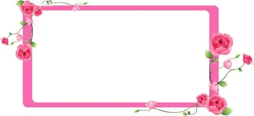 小清新素材花边边框大全