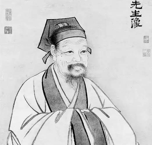 明代画家郭诩所绘的朱熹像