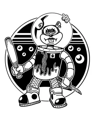 黑白涂鸦合集!|插画|新锐潮流插画|viccccx_原创作品-站酷zcool