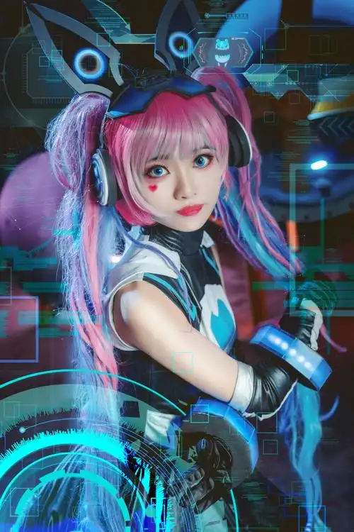 王者荣耀 心灵骇客安琪拉cosplay