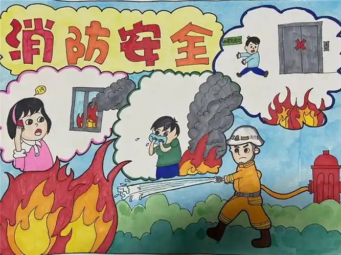 三年级消防安全手抄报(精选10张)