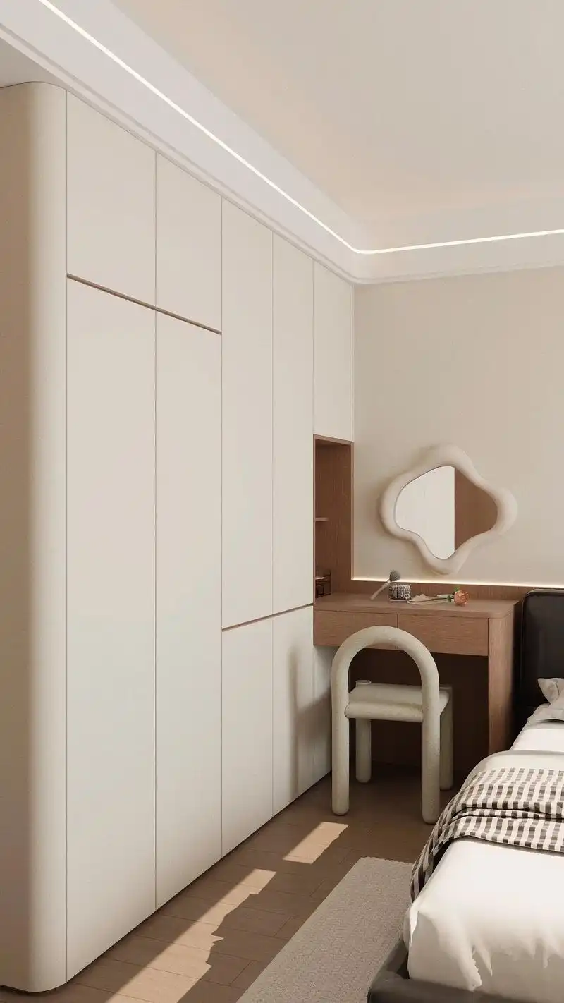 八款#衣柜梳妆台一体 小卧室再也不用做推拉门衣柜了