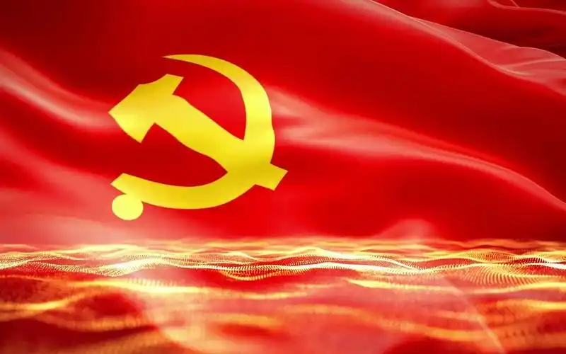 视频素材丨无限循环党旗党政动态背景素材