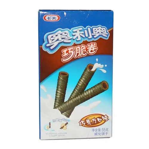 奥利奥 巧脆卷单盒装 55g*12 (巧克力味)