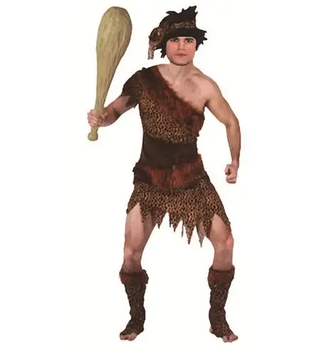 圣诞节服装 cos演出衣服成人男女土著人原始人印第安豹纹野人服装