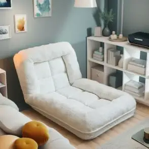 懒人沙发可爱少女卧室小沙发可躺可睡座椅床上靠背椅人类狗窝沙发