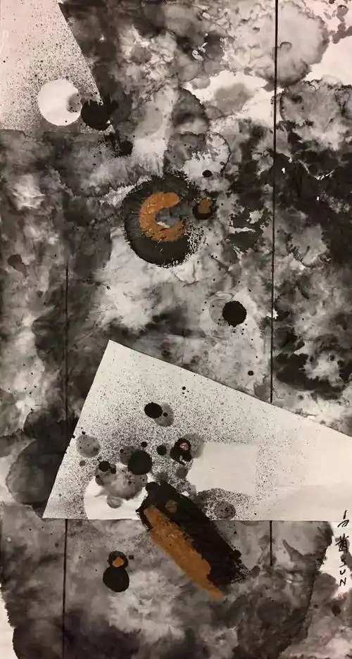 随心所欲加拿大艺术家孙昌茵抽象水墨系列欣赏