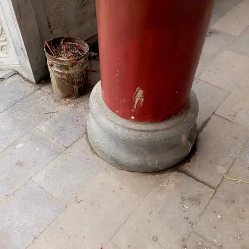 天然花岗岩柱脚石鼓花瓣状空心石柱帽柱墩