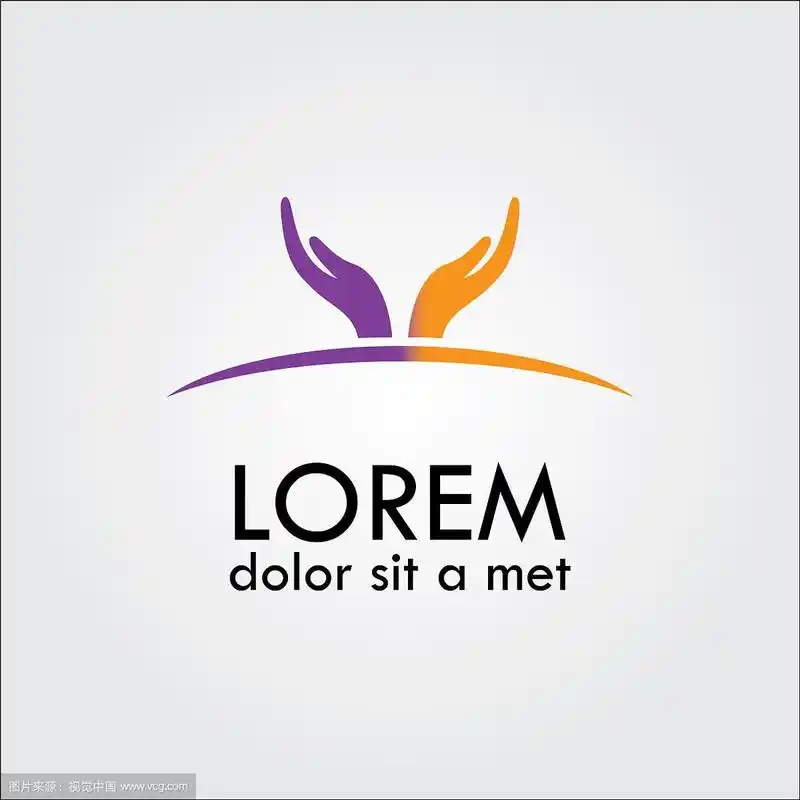 张开双手图标logo