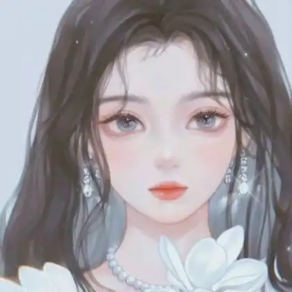 高冷御姐手绘女生头像