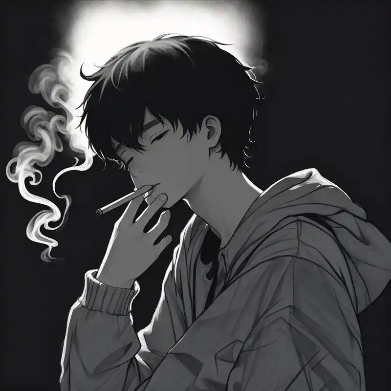 伤感抽烟男生头像,氛围感满满0892 痞帅抽烟的男生头像,谁能拒绝?