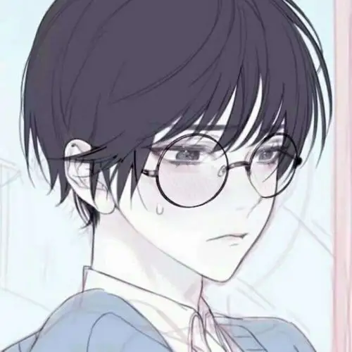 动漫戴眼镜男生头像,超级的帅气怎么看怎么帅