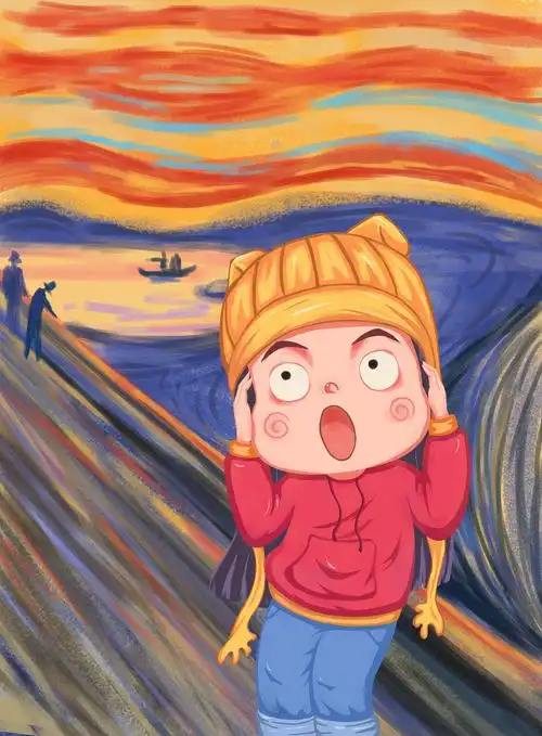 不一样的可爱蒙拉丽莎呐喊