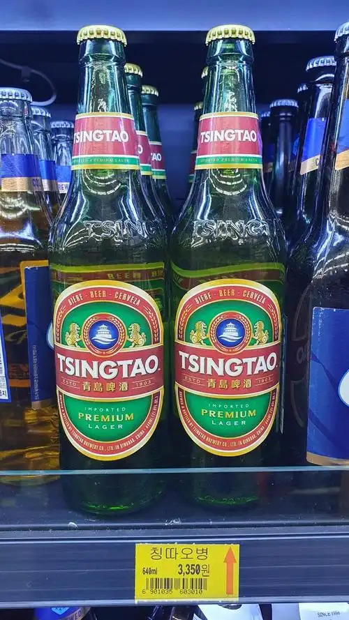 中国商品在韩国—青岛啤酒