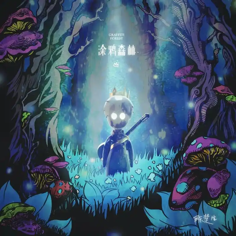 专辑封面——《涂鸦森林》陈楚生.#陈楚生 #音乐 #歌曲 # - 抖音