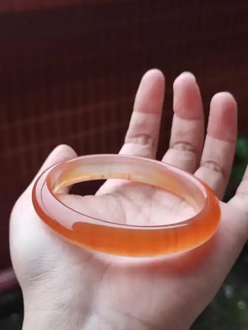 已嫁冰橘玛瑙手镯59圈