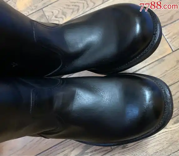 陆*骑兵六五式硬筒马靴,3516军靴,65骑兵马靴带马刺