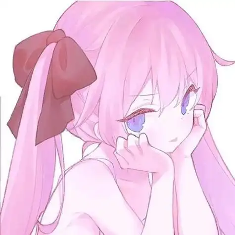 卡通头像丨可爱粉色系少女心卡通动漫女生头像