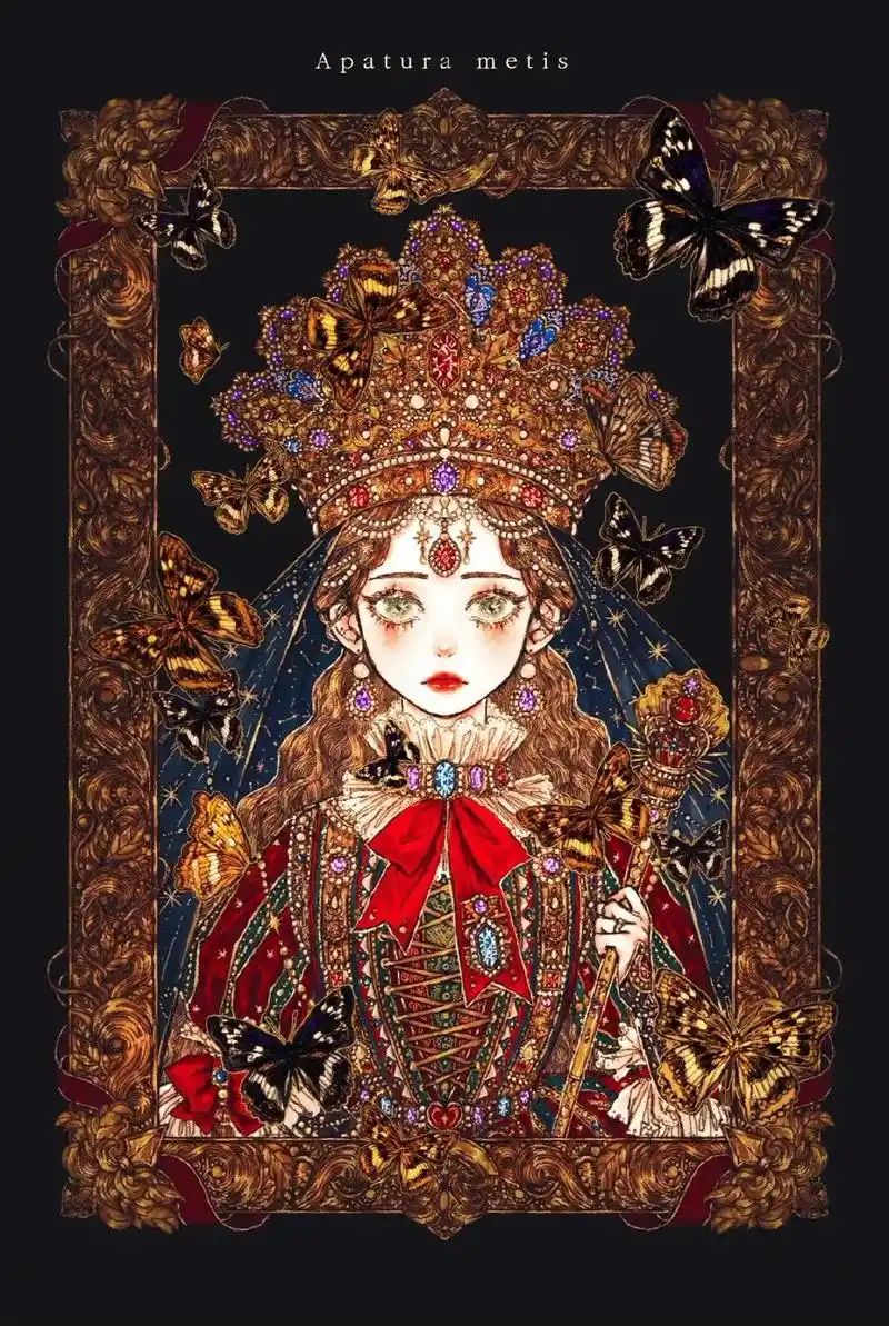 韩国插画艺术家一组唯美装饰人像插画艺术