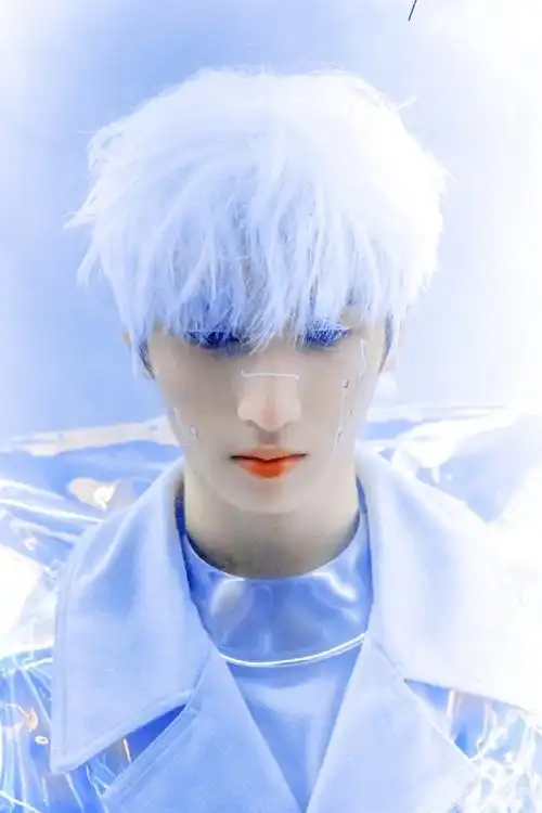 严浩翔白发##严浩翔ai机器人大片