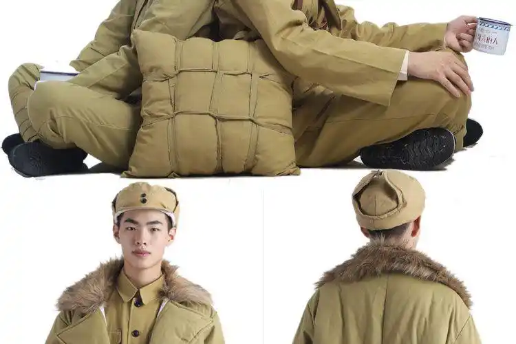 影视同款志愿军衣服抗美援朝时期套装49式50式解放红军八路棉袄军衣装