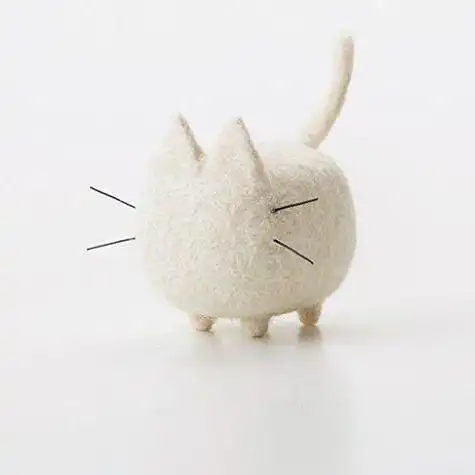 可可爱爱羊毛毡作品设计师はやさかのぶや