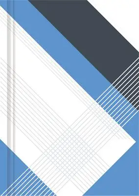 简约蓝色几何线条书籍封面背景