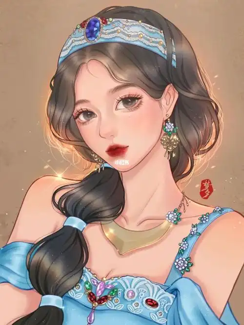 迪士尼公主茉莉公主异域公主