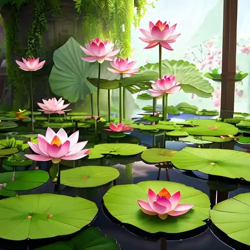 个性莲花头像图片