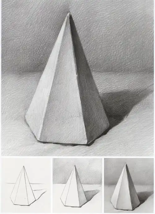 素描几何图形 素描几何图形画图片大全