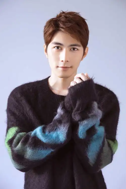 陈学冬深秋毛衣帅气最新写真图片