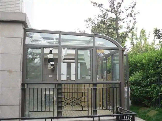 供应铝包钢结构阳光房玻璃房