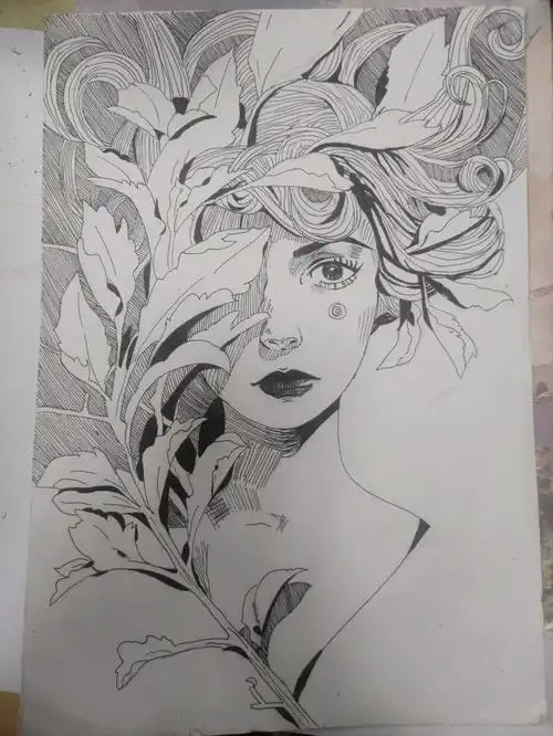 黑白线描画优秀作品 第1页黑白画,线描画黑白线描画12345下一页本文