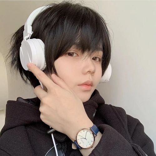 日系假头套男女通用短发少年感圆脸cos日常短直发自然正太全头套